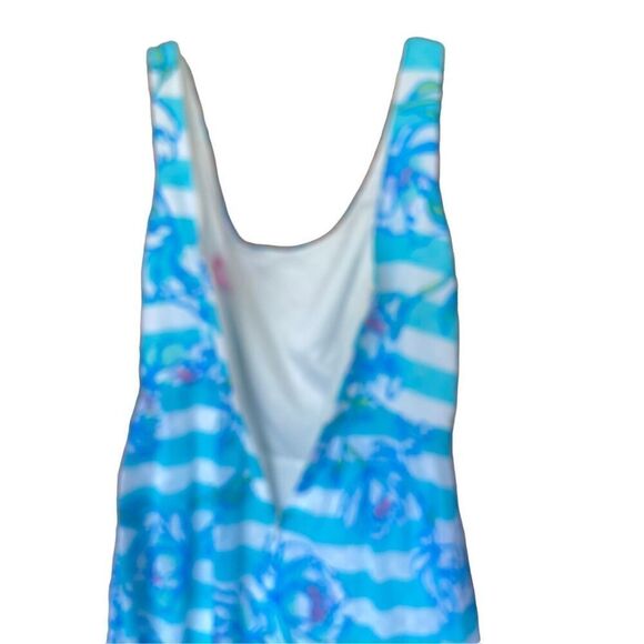 Lilly Pulitzer Womens Shorely Blue Tossing The Line Posey Mini Dress Size 4 - Picture 5 of 12